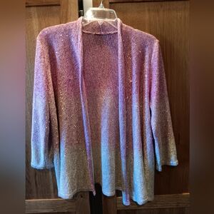 Pink Grafient Women's Sweater Size M